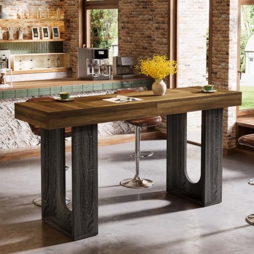 Tribesigns 70.9-Inch Extra Long Bar Table, Modern Counter Height Pub Table