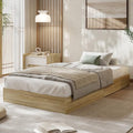 GarveeHome Wood Platform Bed Frame, Twin XL Bed Frame Without Headboard