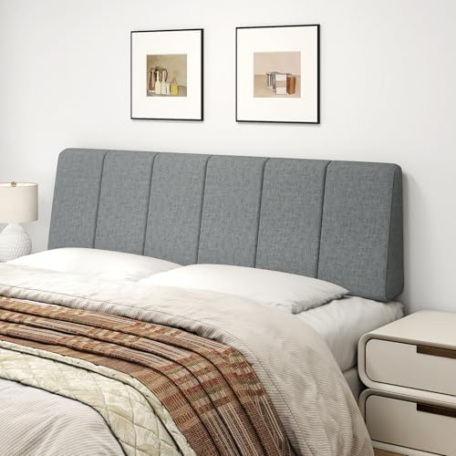 Queen Size Headboard Only-No Assembly Required, Dark Gray