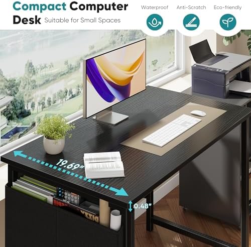 OLIXIS Small Computer Desk, 31 Inch Gaming Desks for Home Office