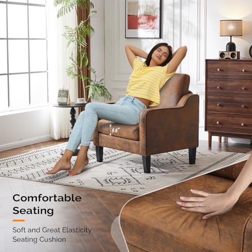 VINGLI Accent Chairs Set of 2, Modern Traditional Armchair for Living Room