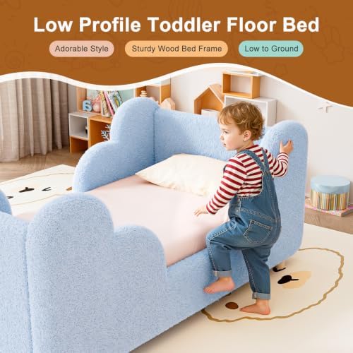Toddler Bed Frame, Toddler Bed Upholstered, Toddler Floor Bed