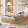 GarveeHome Wood Platform Bed Frame, Twin XL Bed Frame Without Headboard