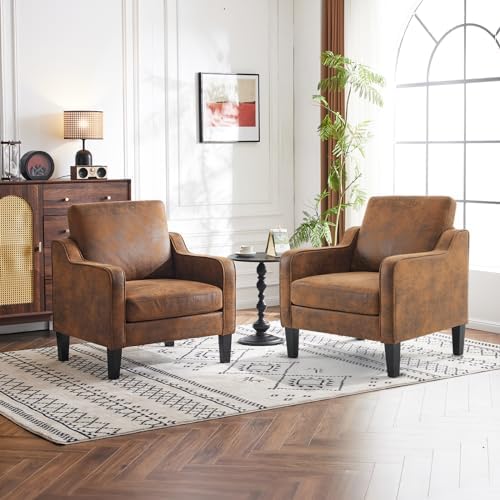 VINGLI Accent Chairs Set of 2, Modern Traditional Armchair for Living Room