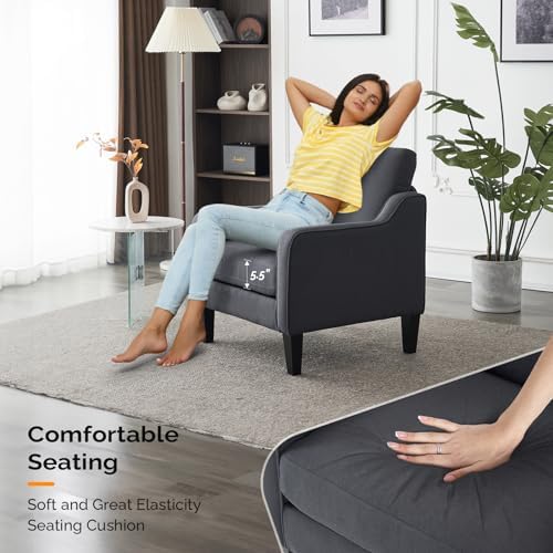 VINGLI Accent Chairs Set of 2, Modern Traditional Armchair for Living Room