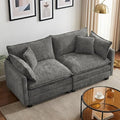 78" Modular Sectional Sofa, Cloud Loveseat Couch for Living Room