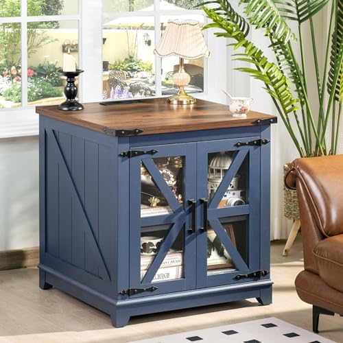 Joaxswe Farmhouse Coffee Table Set 3, End Table and Coffee Table