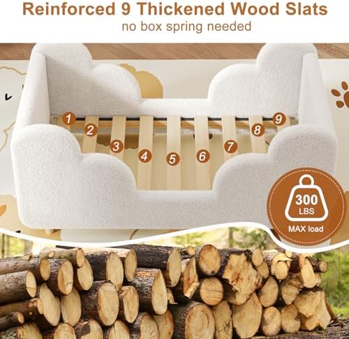 Toddler Bed Frame, Toddler Bed Upholstered, Toddler Floor Bed