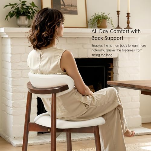 CHUN YI Dining Chairs Set of 8, Upholstered Wooden Dining Room Chairs