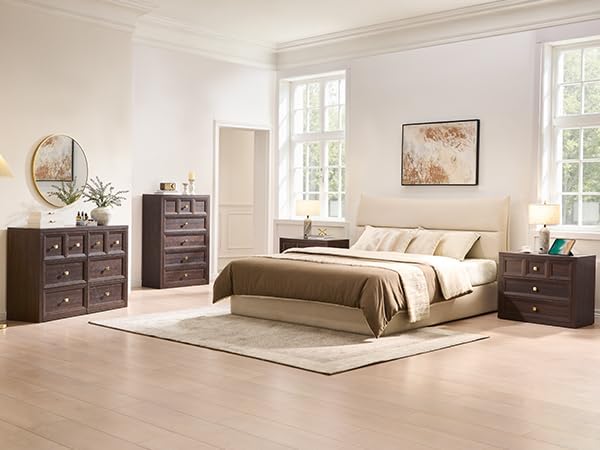 Dresser and Nightstand Sets 2 Piece for Bedroom Set Furniture