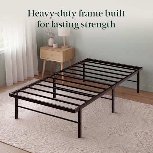 Zinus Rumi Heavy Duty Metal Platform Bed Frame, RGB LED Lights, Twin