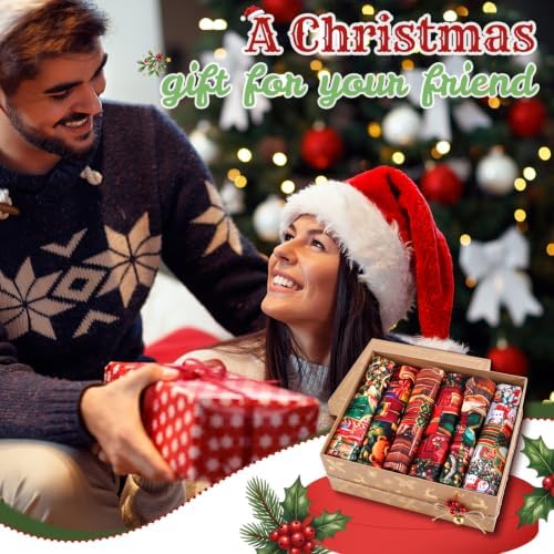 Redbaker 6 Pcs Christmas Kitchen Towels, Nutcracker Funny Dish Cloths