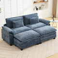 Oprisen 86" Modular Sectional Sofa, Comfy Deep Cloud Couch with Ottoman