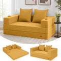 COMAX Boneless Futon Sofa Bed, 59" Small Low-Profile Floor Couch