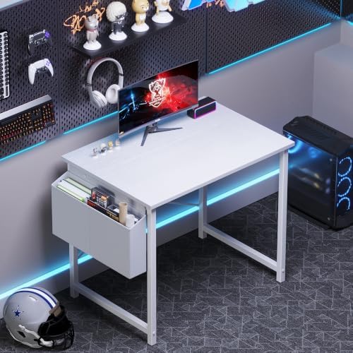 OLIXIS Small Computer Desk, 31 Inch Gaming Desks for Home Office