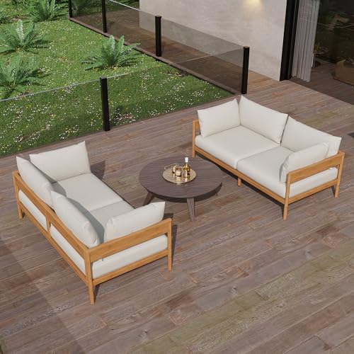 Acanva Vento Outdoor Patio Furniture Set, Loveseat