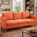 80" Chenille Sofa Mid Century Modern 3 Seater Couch for Living Room Office