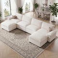 140" Modular Sectional Couch, U Shaped Cloud Sofa for Living Room