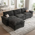 108" Modular Sectional Couch, L Shaped Cloud Sofa for Living Room