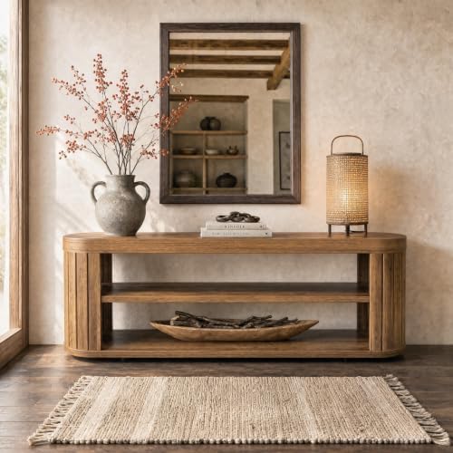 Tribesigns 47.2" 3-Tier Entryway Bench with Shoe Storage