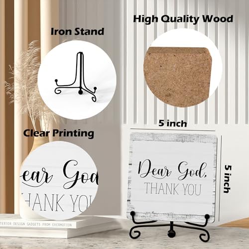 Home Decor, Farmhouse Shelf Decor For Living Room, Boho Aesthetic Table Decorations, Christian Gifts For Women Men, Entryway Tv Stand Fireplace Mantle Coffee Table Decoration (god-14)