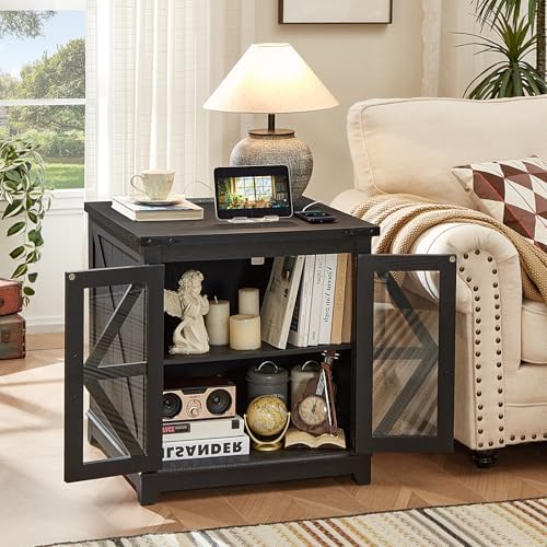 Joaxswe Farmhouse Coffee Table Set 3, End Table and Coffee Table