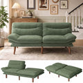 Marsail 66.02" Futon Sofa Bed, Convertible Couch & Sleeper Sofa, Sage Green