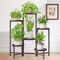 iDavosic.ly Plant Stand Indoor Outdoor, 6 Tier Metal Corner Shelf, Bronze