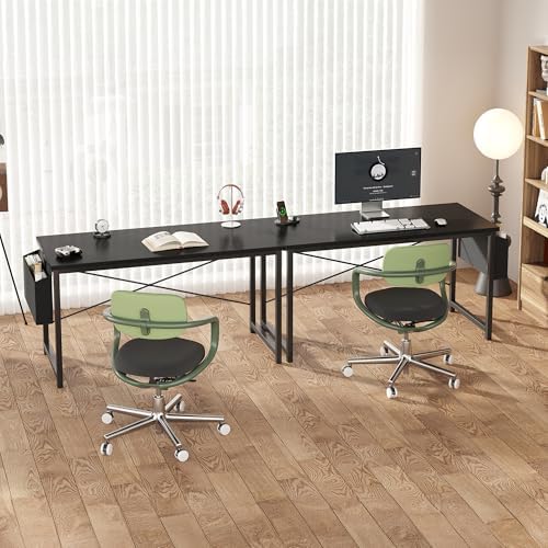 OLIXIS Computer Desk, 55 Inch Gaming Desks for Home Office Small Spaces