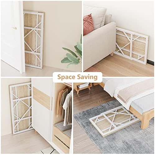 Elephance Folding Desk Writing Computer Desk for Home Office No-Assembly