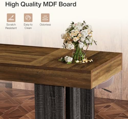 Tribesigns 70.9-Inch Extra Long Bar Table, Modern Counter Height Pub Table