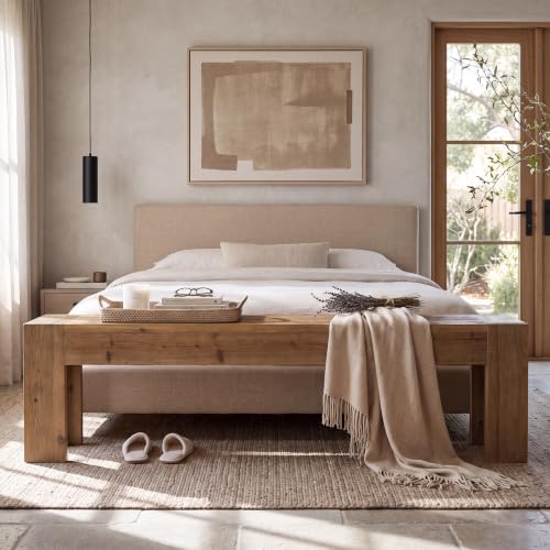 70.87" Solid Wood Entryway Bench, Extra Long Narrow Shoe Bench, Wood Mudroom Window Seating for Bedroom, Hallway, Dining Room, Foyer, Mudroom, Easy Assembly, Brown