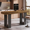 Tribesigns 70.9-Inch Extra Long Bar Table, Modern Counter Height Pub Table