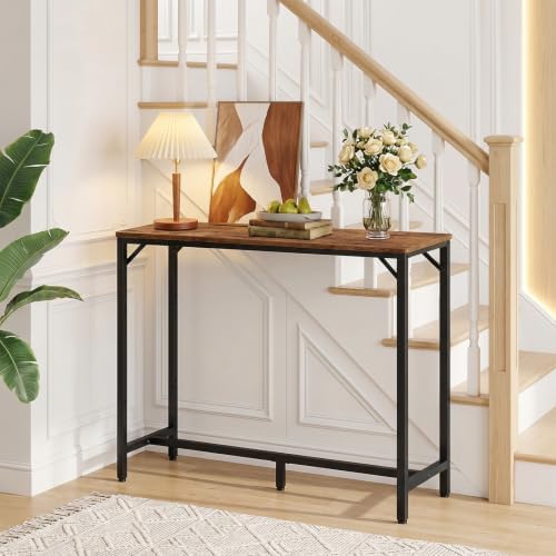 MAHANCRIS Bar Table, 35.4-Inch Counter Height Pub Table, Cocktail Table