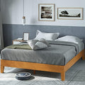 Zinus OLB-PWPBBO-12F 12 Inch Deluxe Wood Platform Bed / No Boxspring Needed / Wood Slat Support / Rustic Pine Finish, Full