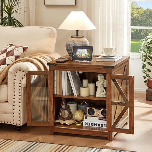 Joaxswe Farmhouse Coffee Table Set 3, End Table and Coffee Table