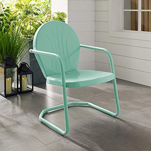 Crosley Furniture Griffith Retro Metal Outdoor Chair