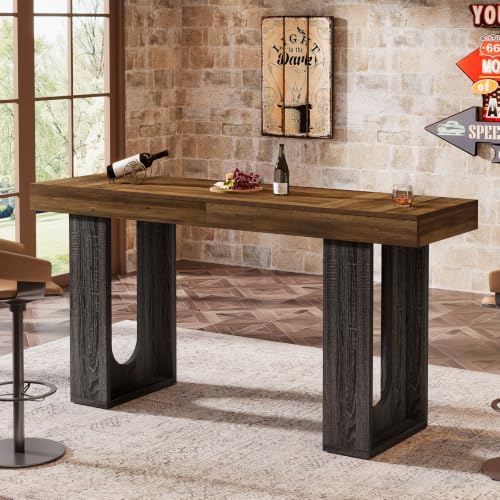 Tribesigns 70.9-Inch Extra Long Bar Table, Modern Counter Height Pub Table