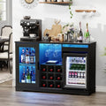 BROTTAR Large Coffee Bar Cabinet with Fridge (Fridge Included)