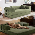 79" Convertible Sofa Bed, Boneless Sleeper Futon Couch for Living Room