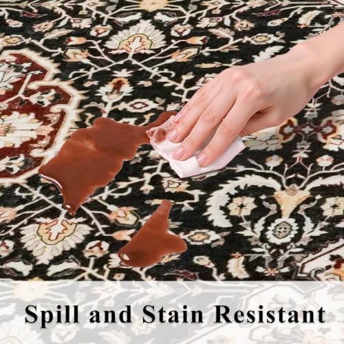 HY HAOYUNLAI Hallway Washable Runner Rug 2.6x10 Kitchen Non Slip Slim Mat