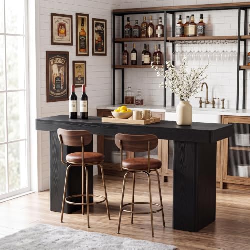 Tribesigns 70.9" Extra Long Bar Table, Modern Counter Height Home Bar Table