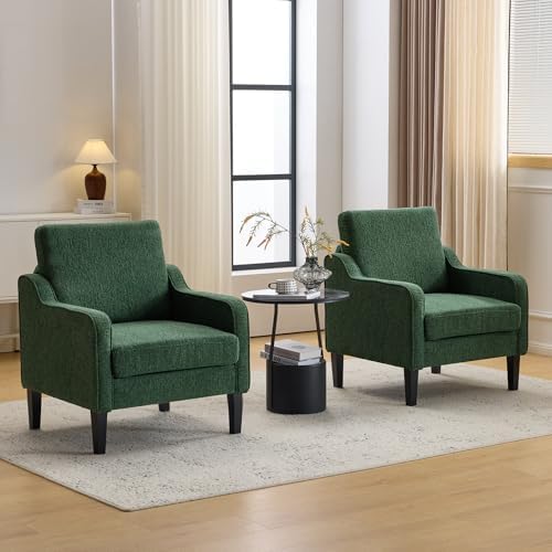 VINGLI Accent Chairs Set of 2, Modern Traditional Armchair for Living Room