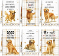 Redbaker 6 Pcs Golden Retriever Kitchen Towels Funny Dish Towel Gifts