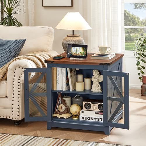 Joaxswe Farmhouse Coffee Table Set 2, End Table and Coffee Table