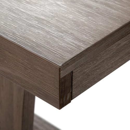 Plank+Beam Classic 72 Inch Dining Table, Rectangular, Walnut Wirebrush