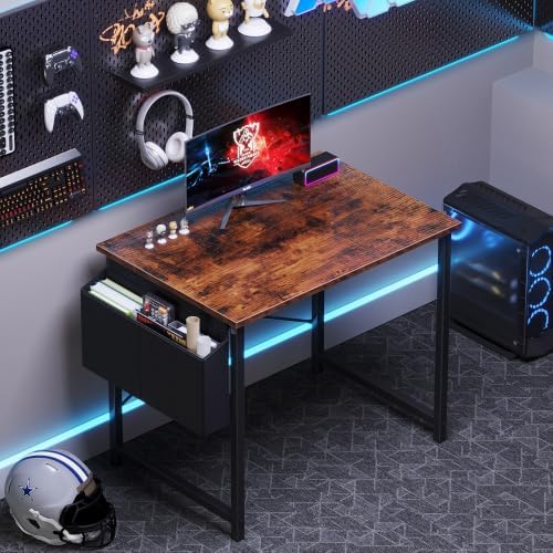 OLIXIS Small Computer Desk, 31 Inch Gaming Desks for Home Office
