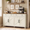 VASAGLE Farmhouse Buffet Cabinet, Coffee Bar with 2 Drawers