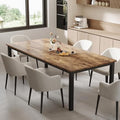 GarveeHome 71in Industrial Dining Table for 6 People
