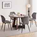 Round Dining Table Set for 4, Kitchen Table and Chairs